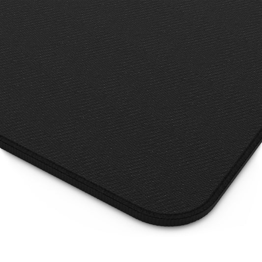 Desk Mat — "Compassion, Caffeine & Optimism" Motivational Office Mousepad