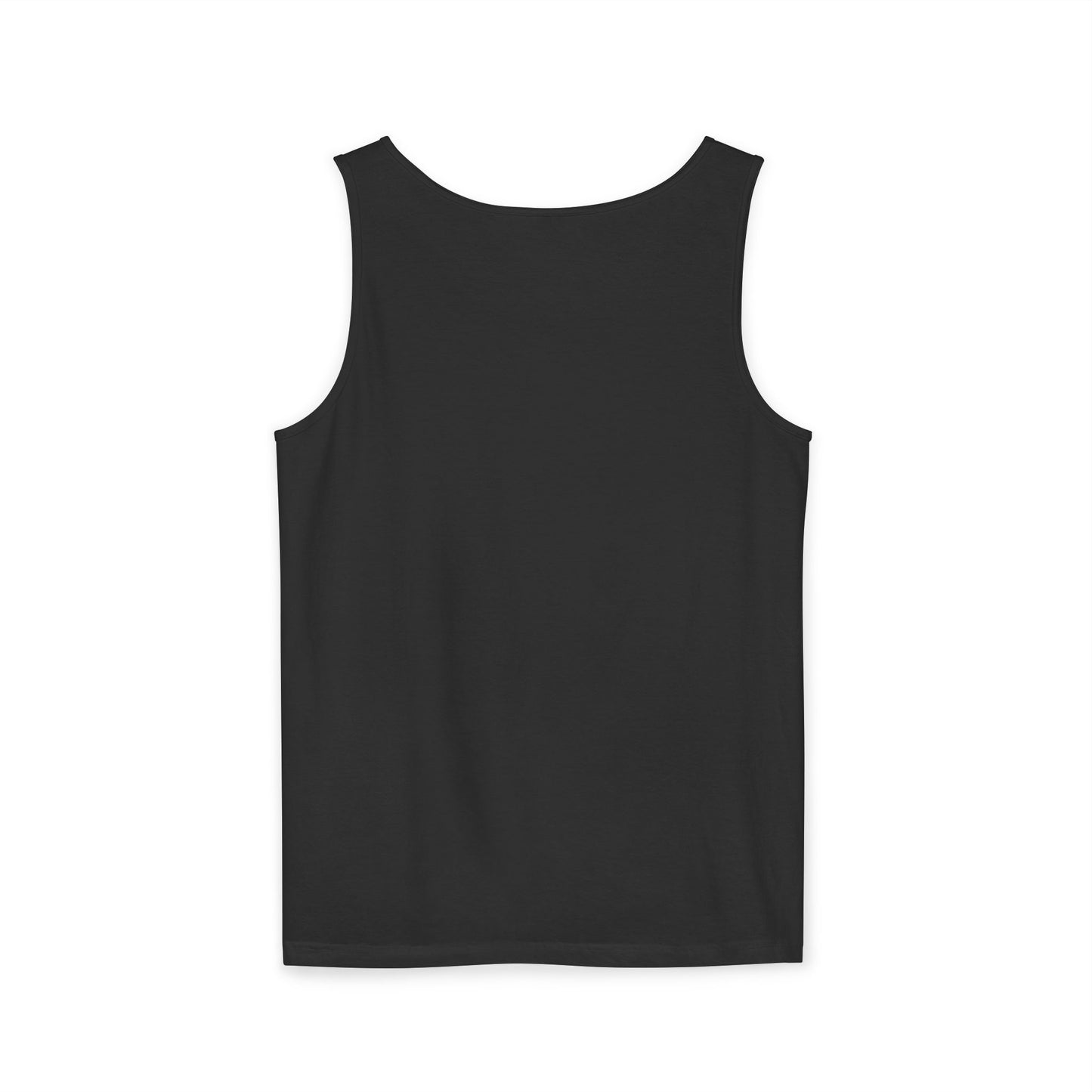 Allergic to Bad Vibes Tank Top — Retro Smiley Rainbow Graphic