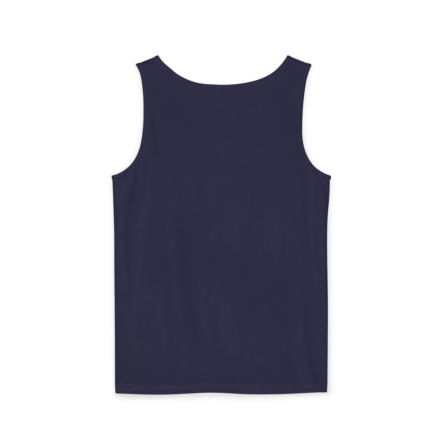 Allergic to Bad Vibes Tank Top — Retro Smiley Rainbow Graphic