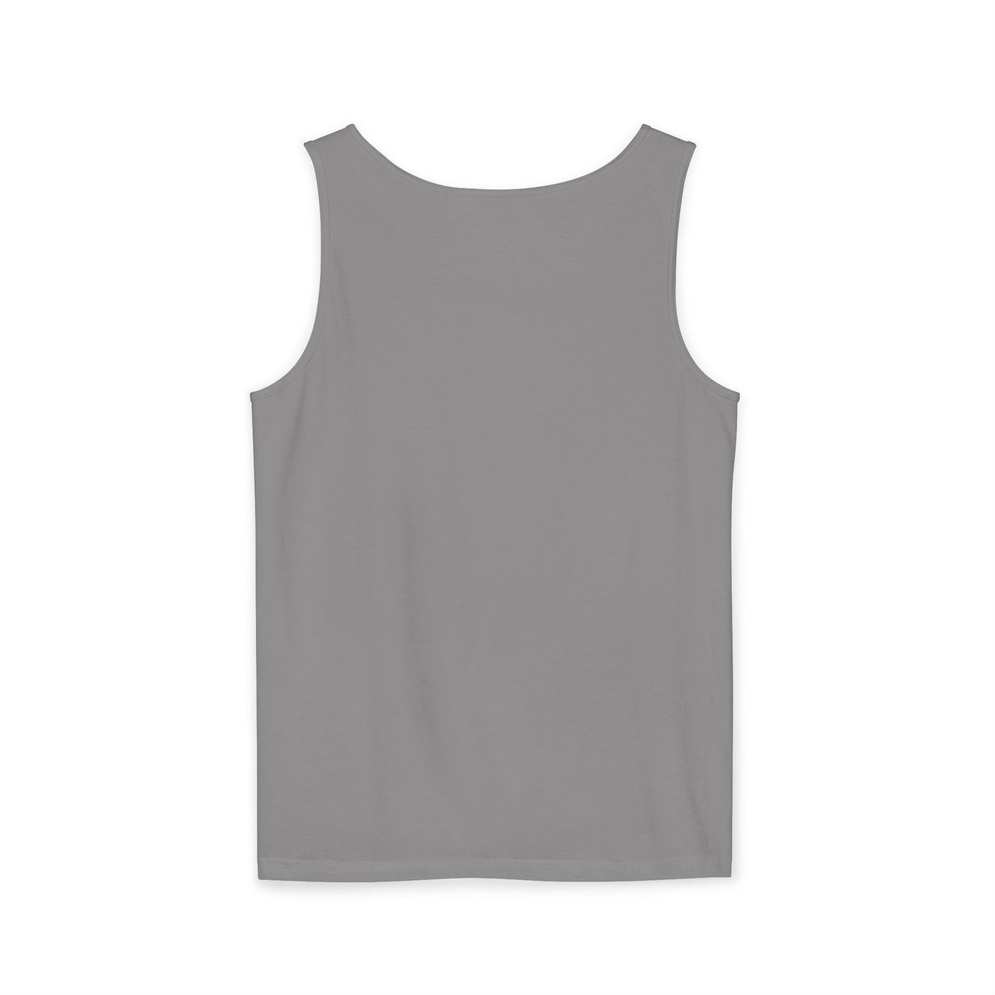 Allergic to Bad Vibes Tank Top — Retro Smiley Rainbow Graphic