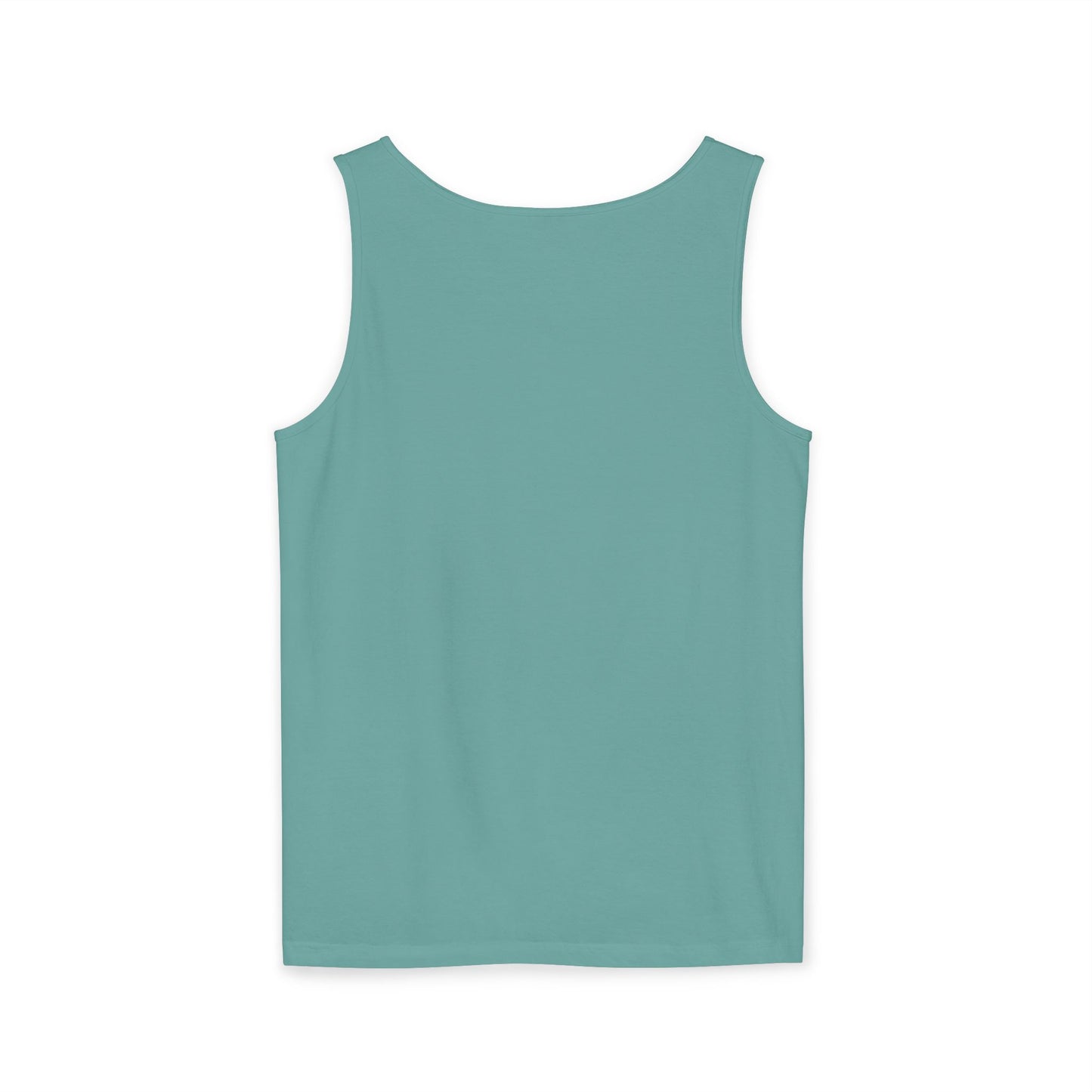 Allergic to Bad Vibes Tank Top — Retro Smiley Rainbow Graphic