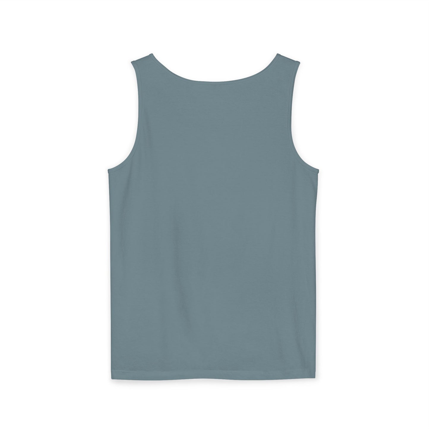 Allergic to Bad Vibes Tank Top — Retro Smiley Rainbow Graphic