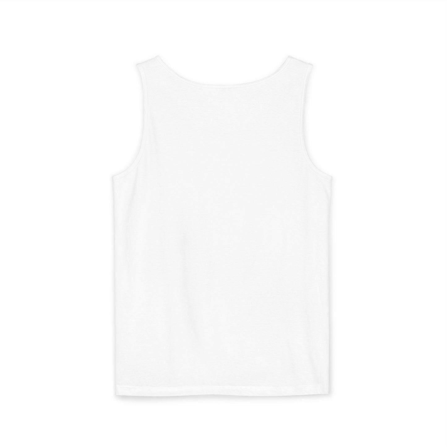 Allergic to Bad Vibes Tank Top — Retro Smiley Rainbow Graphic