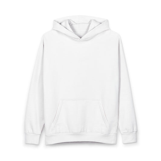 Overwhelmingly Optimistic Hoodie — Retro Rainbow Graphic Pullover