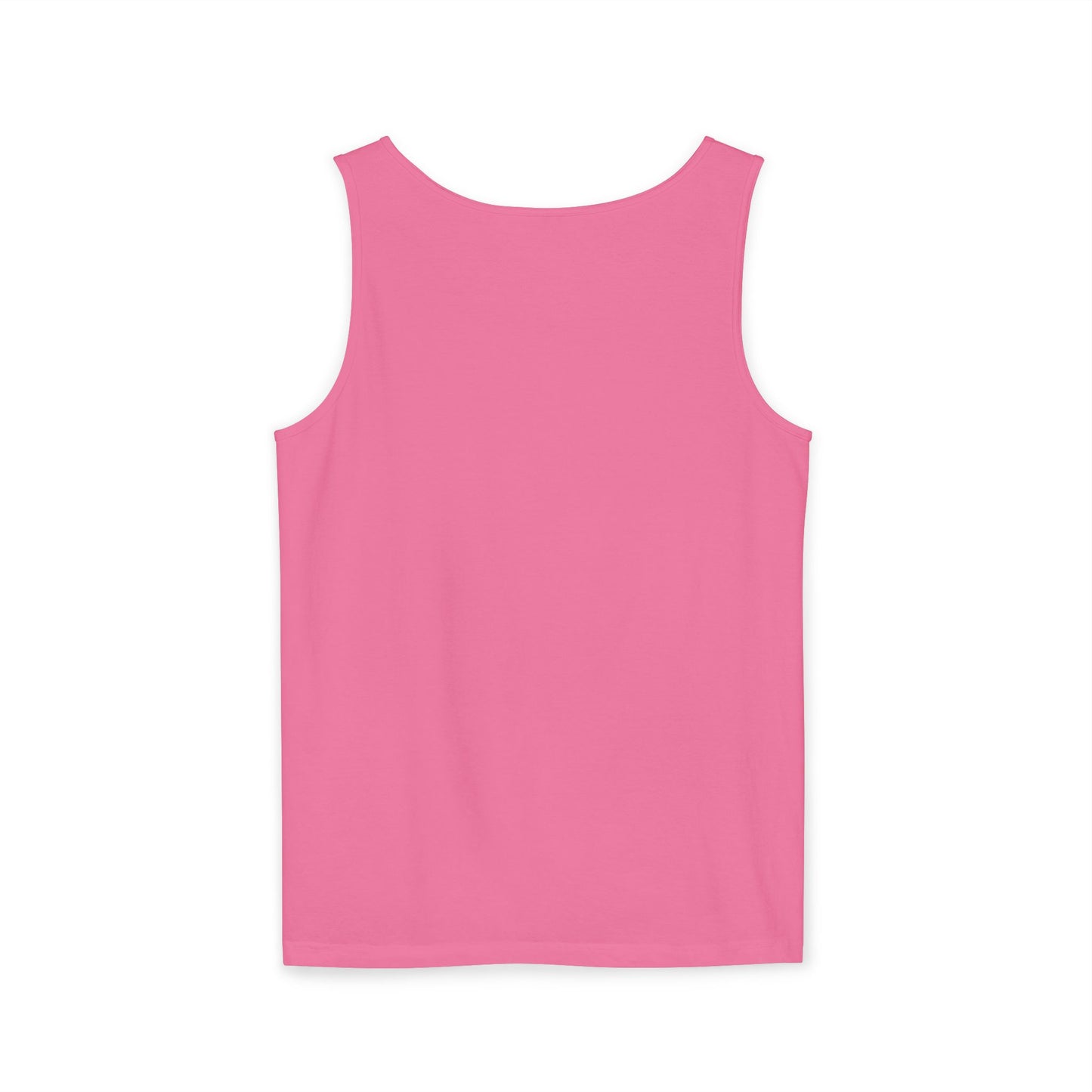Allergic to Bad Vibes Tank Top — Retro Smiley Rainbow Graphic