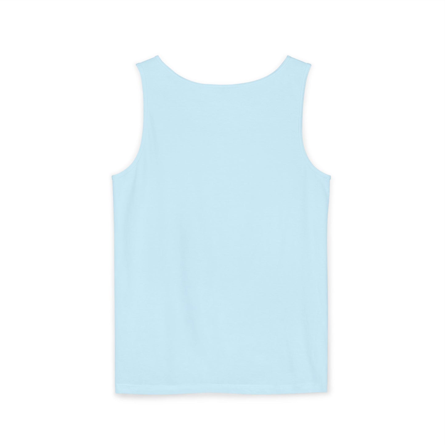 Allergic to Bad Vibes Tank Top — Retro Smiley Rainbow Graphic