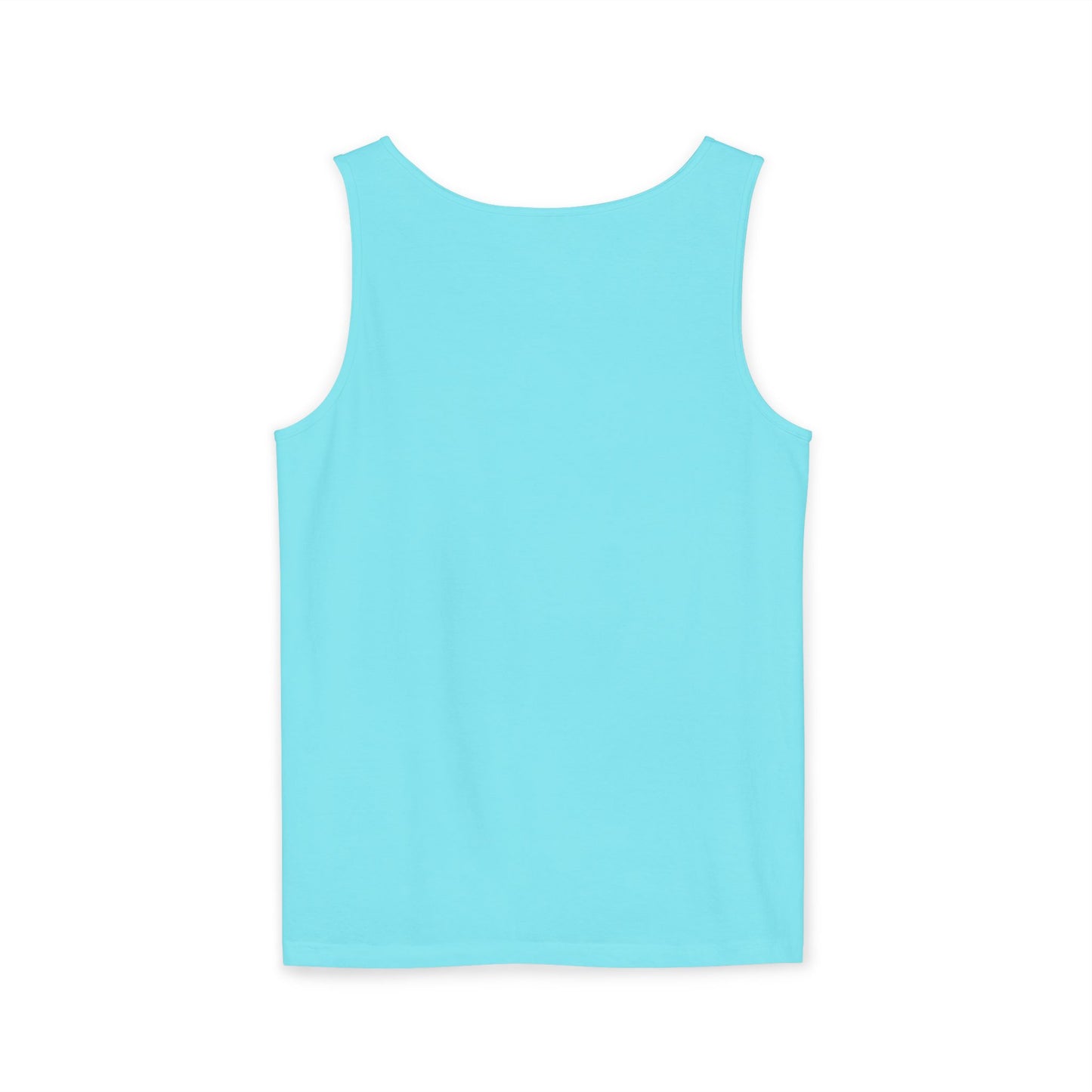 Allergic to Bad Vibes Tank Top — Retro Smiley Rainbow Graphic
