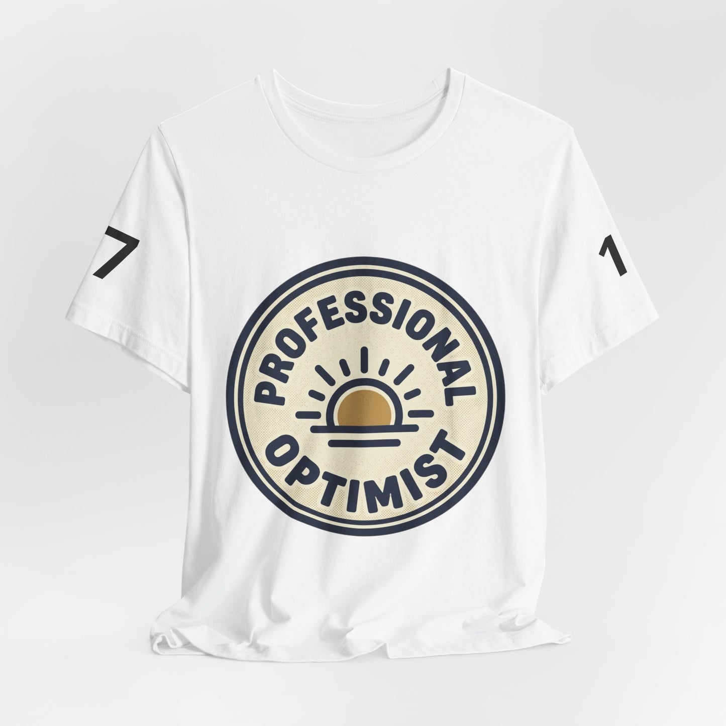 Professional Optimist Tee — 'Optimistic Media Est. 2023' Graphic T-Shirt